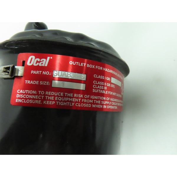 Ocal 1IN CONDUIT OUTLET BODIES AND BOX - GUAB36-G