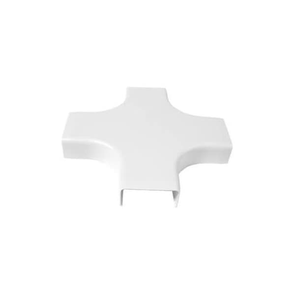 Kable Kontrol 4 Way ''T'' Connector, For 0.75'' W X 0.5'' H Raceways - WC354