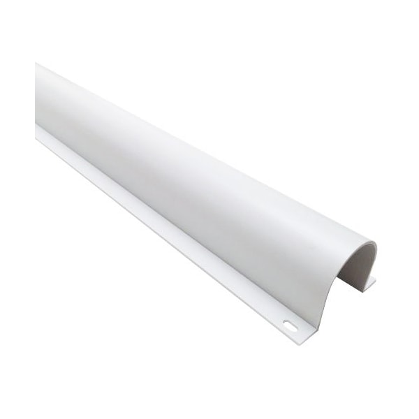 Electriduct Plastic Flanged Wire Guard- 2" x 5ft- White, PK 2 - SR-WG-200-5-2PK-WT