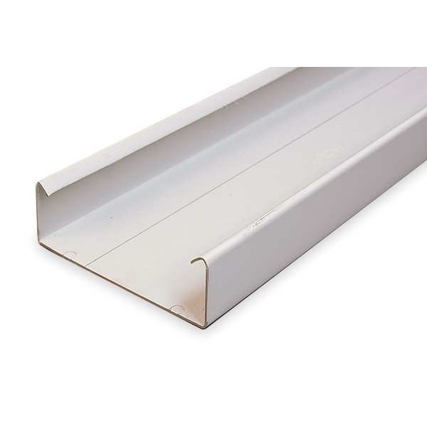 Legrand Cover Plate Raceway, 4000 Series, 1 Channel, 4-3/4 in W, 1-3/4 in H, 10 ft L, Gray - G4000B-10