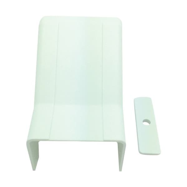 W Box Drop Ceiling Raceway, DCW4 Series, 1 in W, 1-3/4 in L, White - 0E-175DCW4