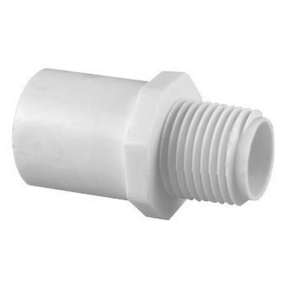 Charlotte Pipe And Foundry Charlotte Pipe & Foundry PVC021030600 0.5 x 0.5 in. Sch 40 PVC Riser Extension - 4006995