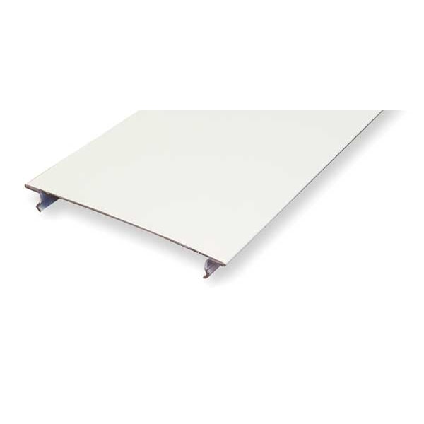Legrand Raceway Cover, 4000 Series, 4 3/4 in W, 1/4 in H, 60 in L, Gray - G4000C