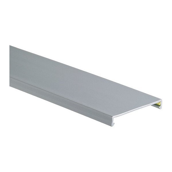 Panduit Flushed Duct Cover, PVC, 3" x 1' (6-Pack), Light Gray - C3LG6