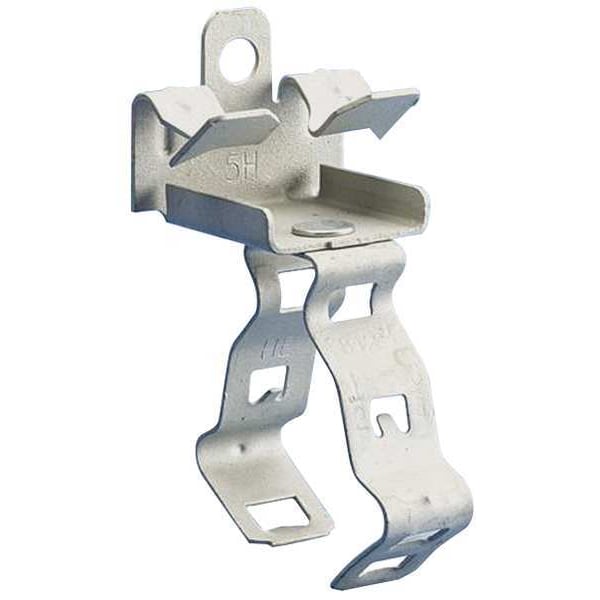 Nvent Caddy Clip, Conduit; EMT; Pipe Use, 1-1/4 in, Steel, Zinc Phosphate - 20M24