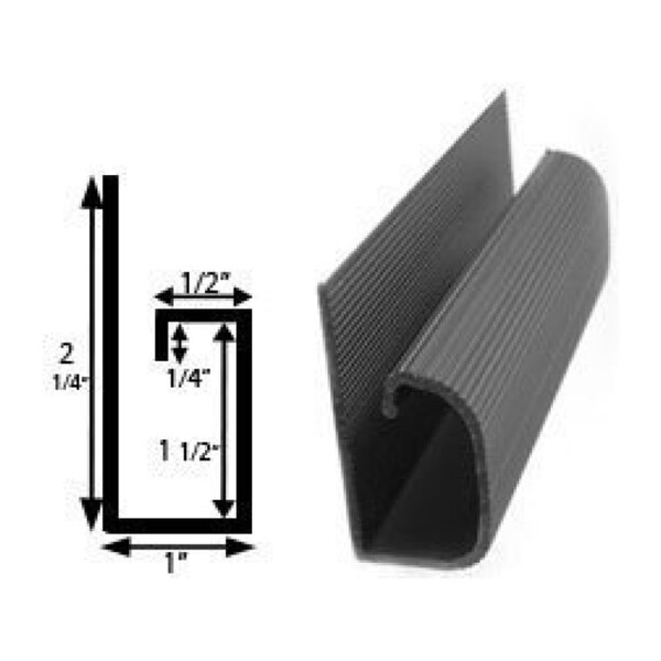 Kable Kontrol Flat Elbow Raceway, 1 Channel, 1 in W, 1 in H, 4 ft L, Black - J-00205