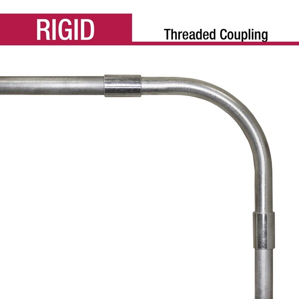 Gampak Sigma Engineered Solutions ProConnex 1/2 in. D Zinc-Plated Steel Conduit Coupling For Rigid/IMC 1 pk - 02-55080
