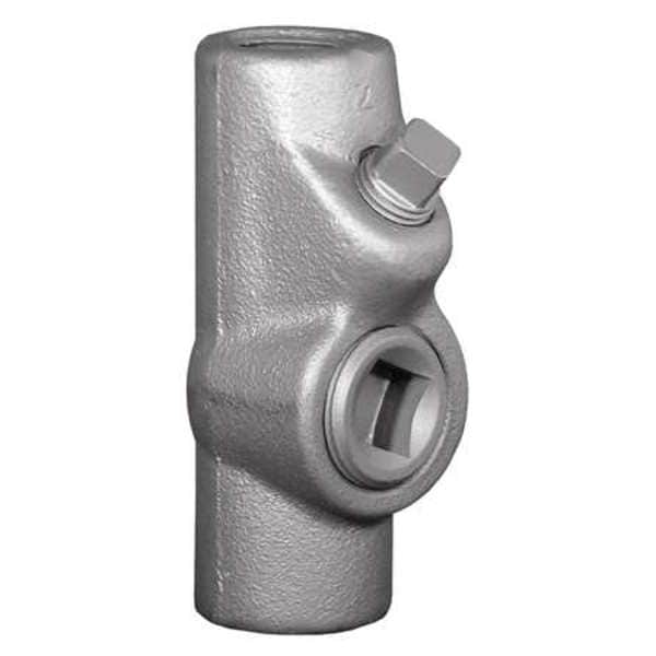 Appleton Electric IMC Sealing, 1 in, Threaded, Aluminum, Powder Coated, Silver - EYF-100AL