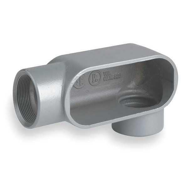 Hubbell Killark Conduit Outlet Body, Iron, LL, 1/2 In. - LL17