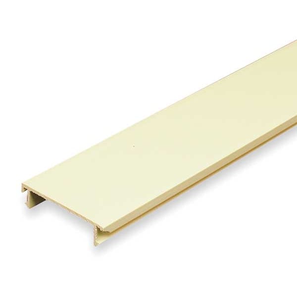 Legrand Cover, CableSmart 40N2 Series, 2 Channel, 2 3/16 in W, 1/2 in H, 96 in L, Ivory - 40N2C08V
