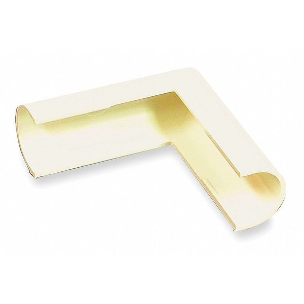 Legrand External Elbow Raceway, 300 Series, 1 Channel, 1/2 in W, 0.375 in H, 1.62 in L, Ivory - 318