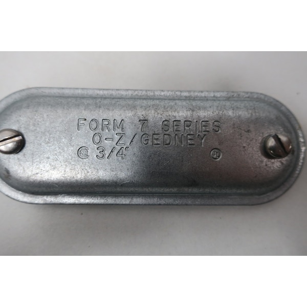 O-Z/Gedney STEEL CLIP ON CONDUIT COVER 3/4IN CONDUIT PARTS AND ACCESSORY, 20PK - 270