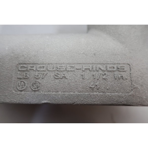 Crouse Hinds Box Of 2 Lb 1-1/2in Conduit Outlet Bodies and Box - LB57 SA