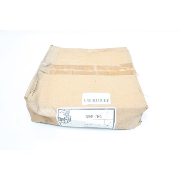 Robroy BOX OF 24 NIPPLE ALUMINUM 1-1/2IN CONDUIT FITTING - ALUNIP1-1/2XCL