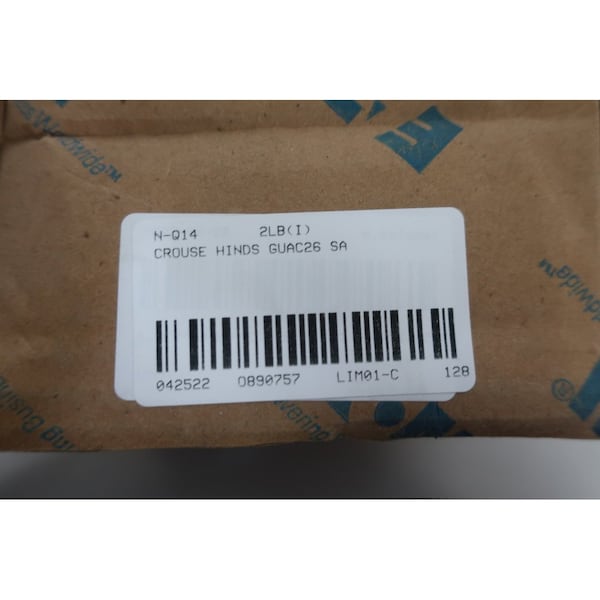 Crouse Hinds Box Of 2 3/4in Conduit Outlet Bodies and Box - GUAC26 SA
