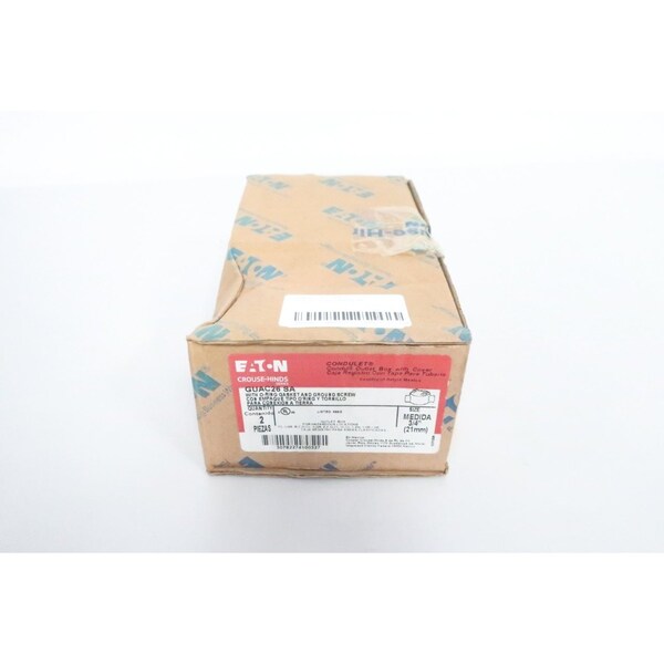 Crouse Hinds Box Of 2 3/4in Conduit Outlet Bodies and Box - GUAC26 SA