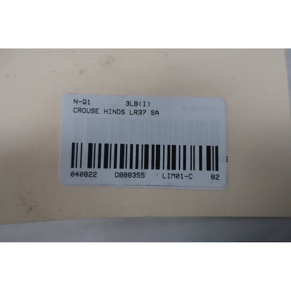 Crouse Hinds Condulet Box Of 5 Aluminum Lr 1in Conduit Outlet Bodies and Box - LR37 SA