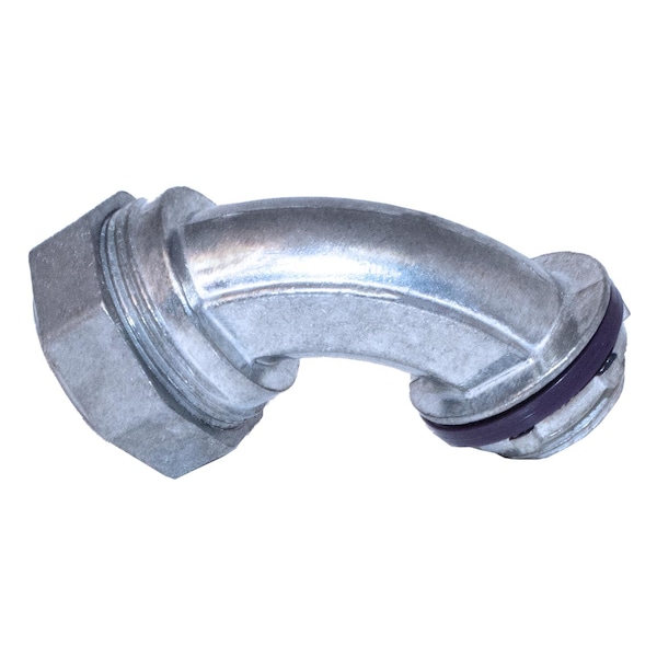 Gampak Conduit Fitting Connector, Liquid-Tight, Die Cast Zinc, Red - 49470