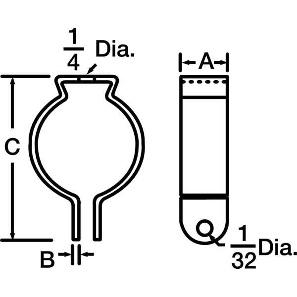 Abb Hanger, Conduit; Pipe Use, 1-1/2 in, Steel, Zinc Plated - 6H4-B