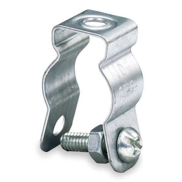 Abb Hanger, Conduit; Pipe Use, 1-1/2 in, Steel, Zinc Plated - 6H4-B