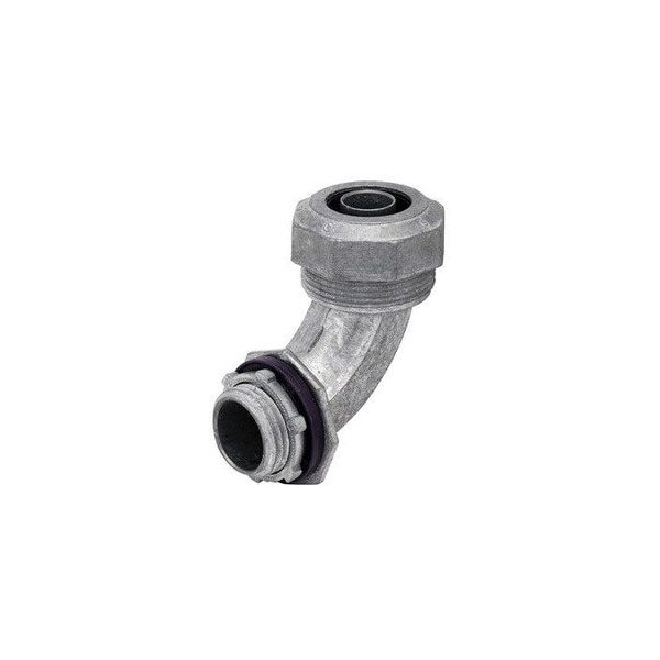 Madison Electric Conduit Fitting Connector, Liquid-Tight, Die Cast Zinc - LQA-9050