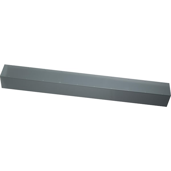 Square D Wireway, Square-Duct, 12 inch by 12 inch, 10 feet long, hinged cover, N1 paint, NEMA 1 - LDB1210