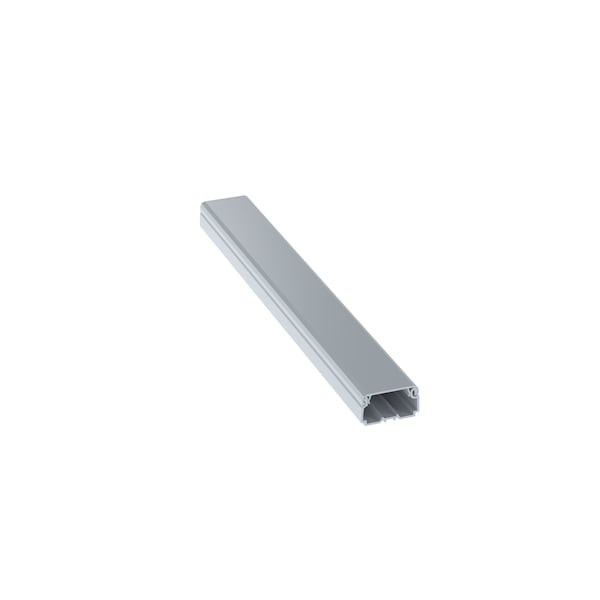 Panduit Cover Plate Raceway, LDPH Series, 1 Channel, 1.52 in W, 0.86 in H, 8 ft L, Gray - LDPH10IG8-A