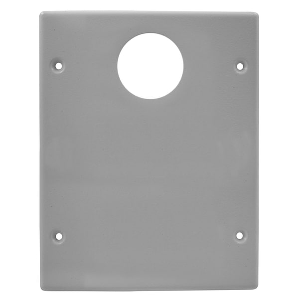 Hubbell Wiring Device-Kellems Cover Plate Raceway, HBL6750 Series, 6-3/4 in W, 0.2 in H, 5.43 in L, Gray - HBL6747JXXGY