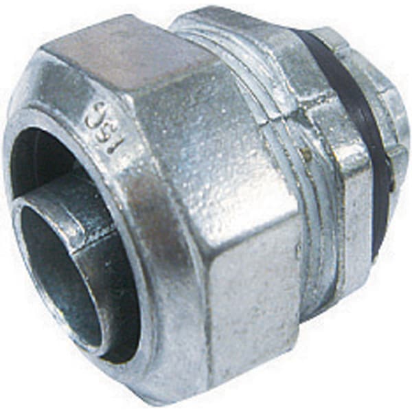 Gampak Conduit Fitting Connector, Liquid-Tight, Die Cast Zinc, Red - 49430