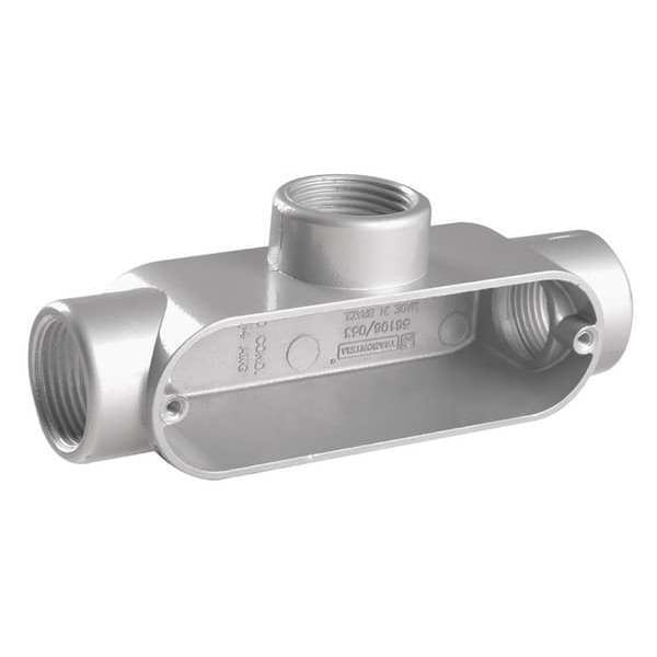 Zoro Select Conduit Outlet Body, Aluminum, T - 11Y589