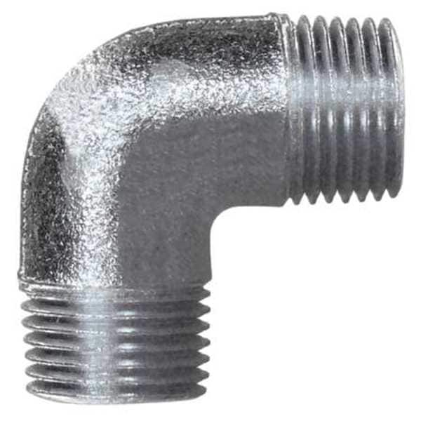 Appleton Electric IMC 90 Deg Elbow, 1/2 in, Threaded, Aluminum, Plain, Silver - ELM90-50-A