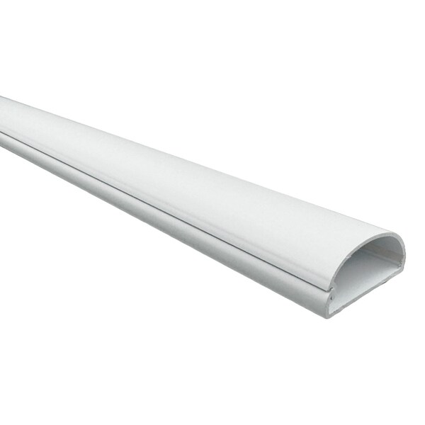 Kable Kontrol Kable Kontrol - Smooth Mould Wall Cord Cover Cable Raceway - 1.22" W x 0.5" H Channel - 60" Long - SM3055