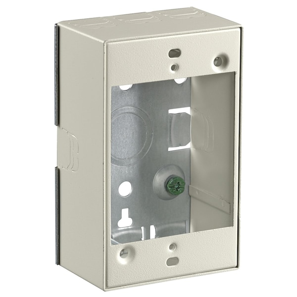 Hubbell Wiring Device-Kellems Switch and Receptacle Box, Ivory - HBL5748IVA