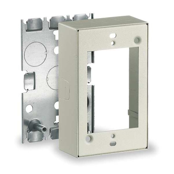 Hubbell Wiring Device-Kellems Switch and Receptacle Box, Ivory - HBL5748IVA