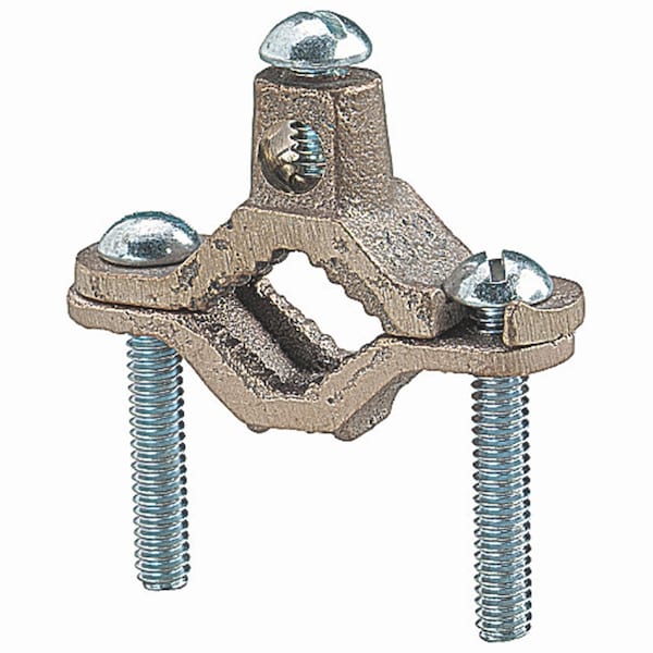 Steel City Steel City 1/2 to 1 in. Copper Ground Clamp 1 pk - L160B-1