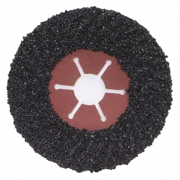 Disco de fibra Norton Abrasives, 7" de diámetro, Montura de orificio de 7/8", Recubierto - 66261199052