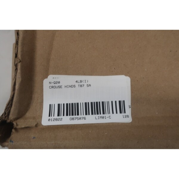 Crouse Hinds Aluminum 3In Conduit Outlet Bodies And Box - T87 SA