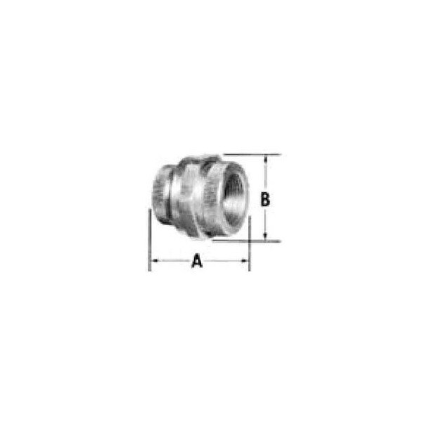 O-Z/Gedney Conduit Fitting Union, Steel, Zinc Plated - UNF-100S