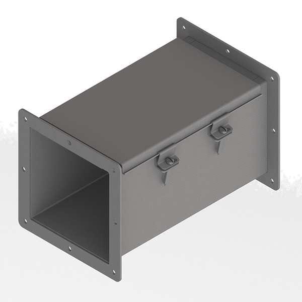 Nvent Hoffman Straight Section Wireway, 12 Rating, Steel, Powder Coated - F66W12