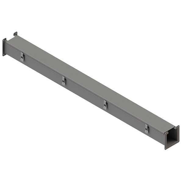 Nvent Hoffman Straight Section Wireway, 12 Rating, Steel, Powder Coated - F44L60