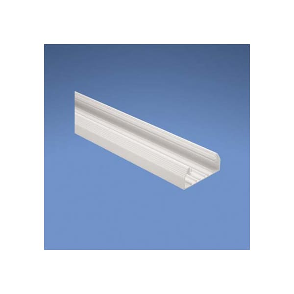 Panduit Base & Cover Raceway, T-70 Series, 4.07 in W, 1.77 in H, 8 ft L, White - T70BWH8