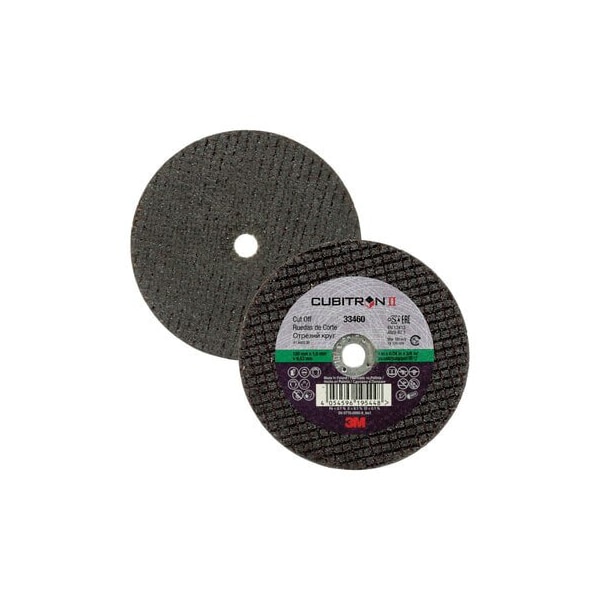 3M 33460 Rueda de Corte Cu II 100x1x9.53mm, 5 piezas - 7100101771.
