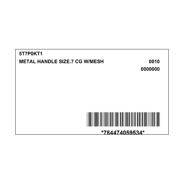 Meltric 5T7P0KT1 HANDLE w/CORD GRIP w/MESH w/CABLE RANGE - 5T7P0KT1