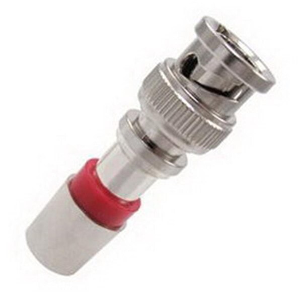 Nextgen RG-59, Universal BNC Connector - Nickel Plated, Red - NE1255102