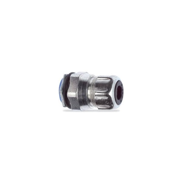 Abb Cord and Cable Fittings, 1/2'', 0.25 to 0.375'' Cord, Steel, Straight, Liquidtight Cord Connector - 2632