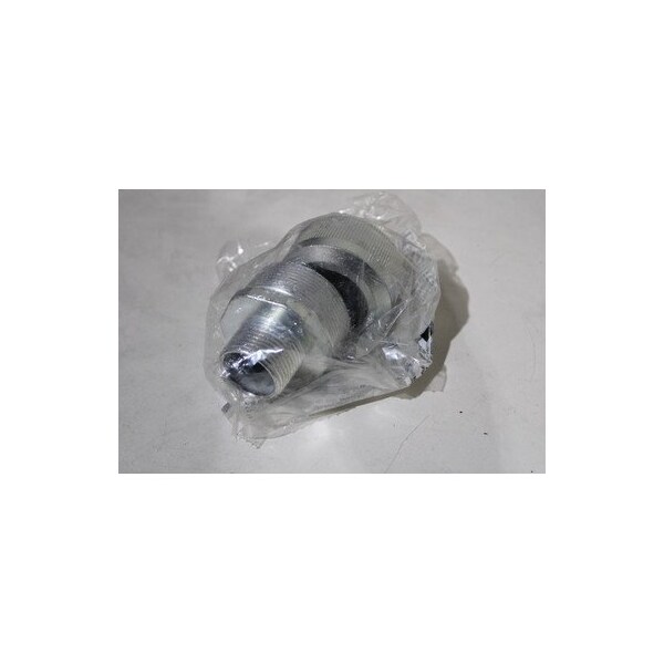 Crouse-Hinds Cord and Cable Fittings, 1'' MPT, 3.205'' L, 0.875 to 1'' Non-Armored/Tray Cable, Zinc Electroplate - CGB398