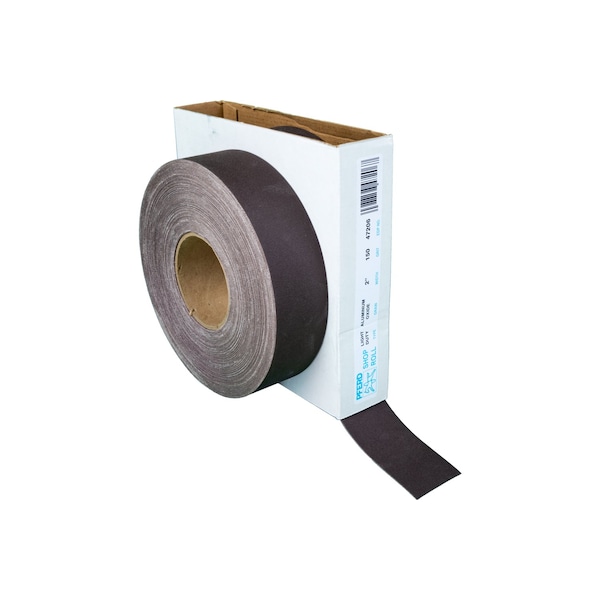 Rollo de Taller Pferd de 2 pulgadas - Resina/Resina para Trabajo Ligero - Rollo de 50 yardas - Óxido de Aluminio - Grano 150 - 47206