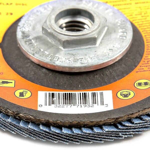 Disco de Aletas Forney, Tipo 29, 4-1/2 pulgadas x 5/8 pulgadas-11, ZA80 - 71932