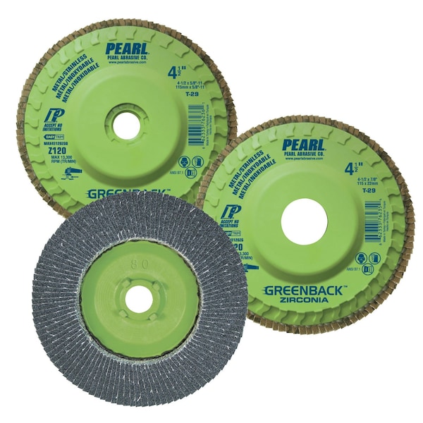 Pearl Greenback ZC Maxidisc Trimmable Flap Disc 6 x 7/8 Z120 T-29 - MAX60120ZG

Disco de aletas Pearl Greenback ZC Maxidisc recortable de 6 x 7/8 Z120 T-29 - MAX60120ZG