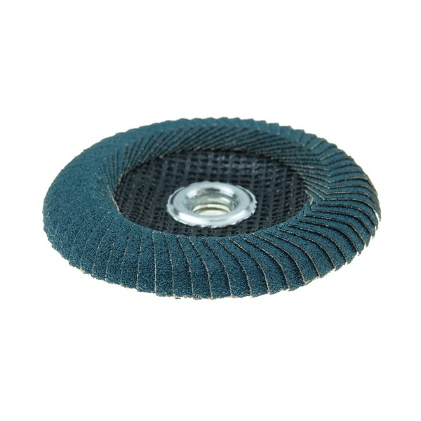 Weiler 4-1/2 Tiger Angled (Radial) Zirc Flap Disc 60Z 5/8-11 Nut - 51304